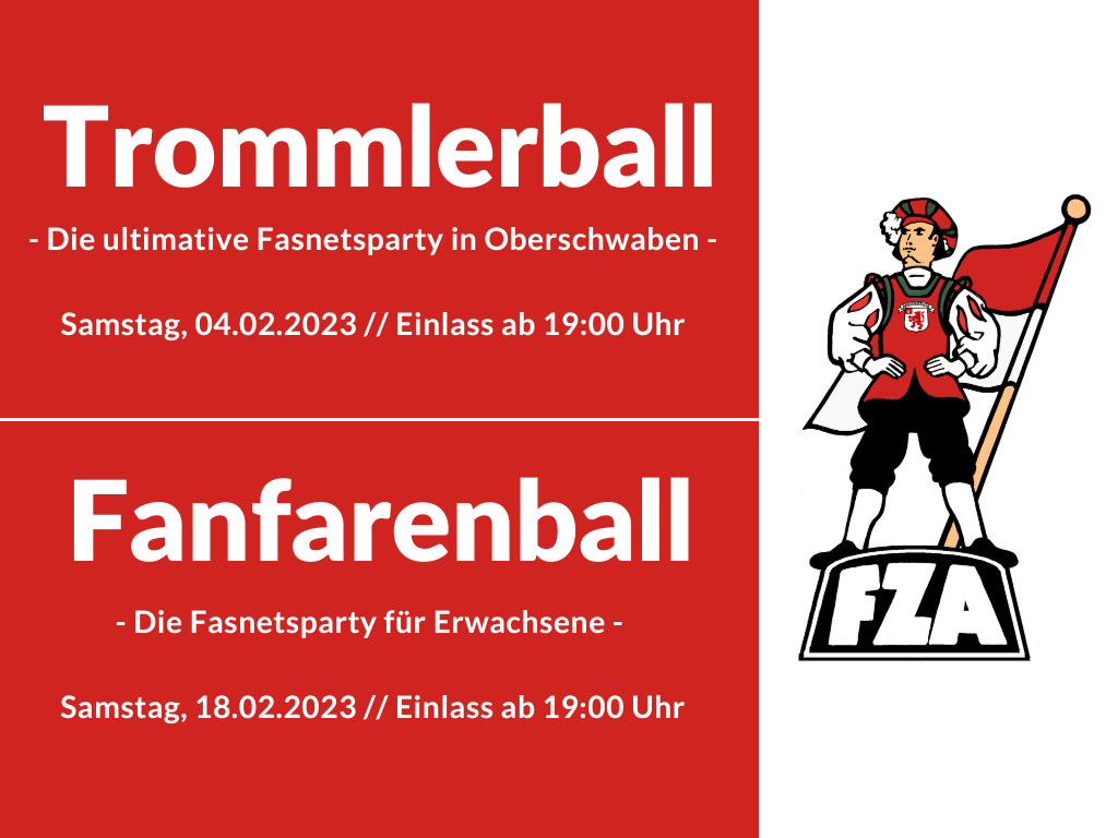 Trommlerball und Fanfarenball 2023 des Landjugend Fanfarenzugs Ankenreute